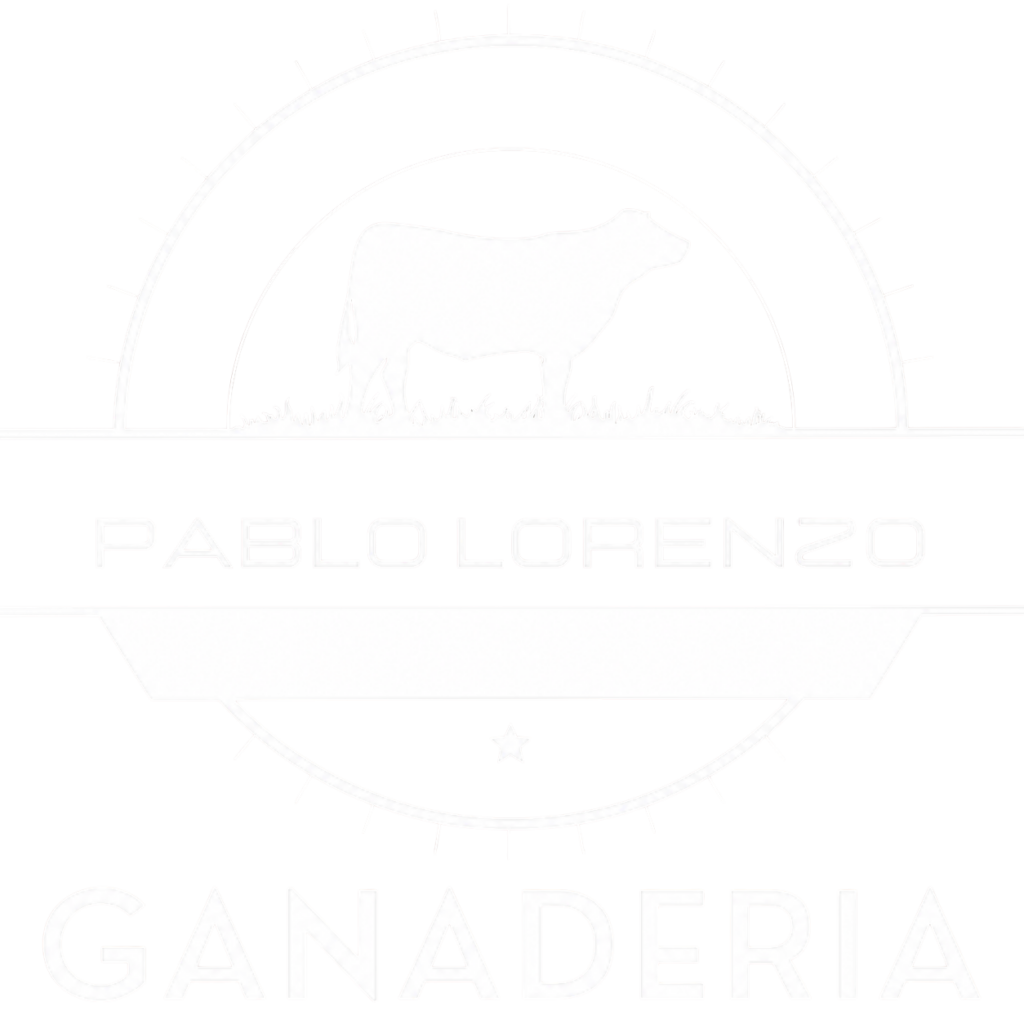 logo ganaderia pablo lorenzo blanco